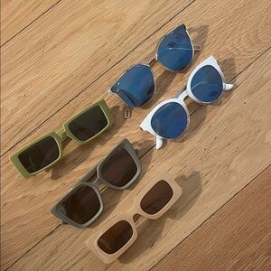 Trendy Sunglasses Set in Various Colors